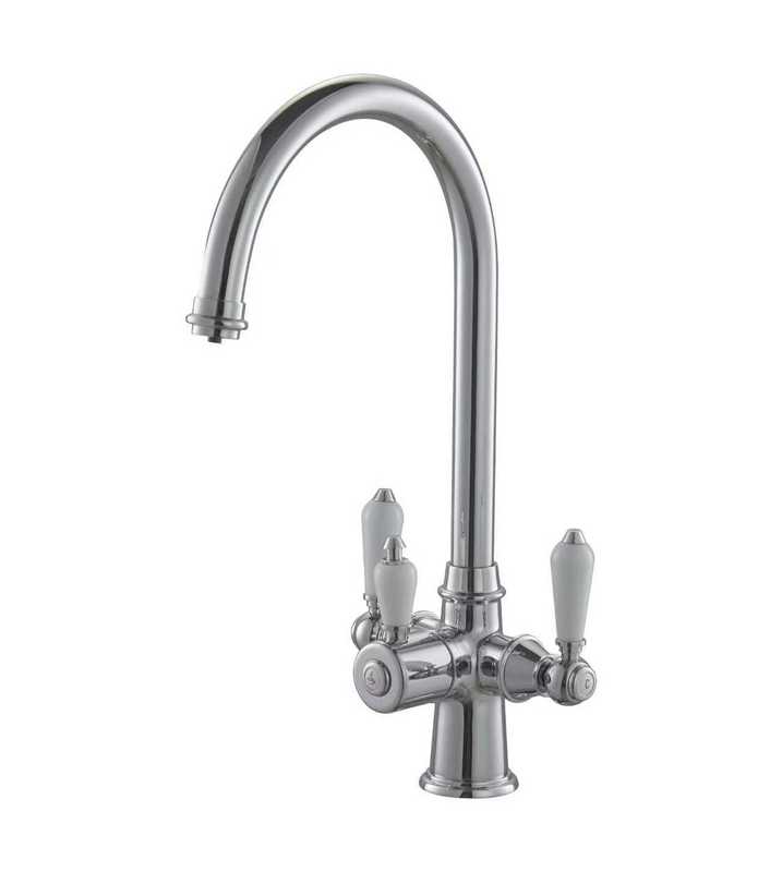 Kitchen Mixer Faucet Brass Construction Perfect for Kitchen T91043